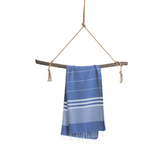 MALIBU Strandtuch, Hamamtuch mit Geschenkverpackung, Blau