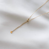 Victoire Collection Halskette Blume mit Perlmutt – Gold