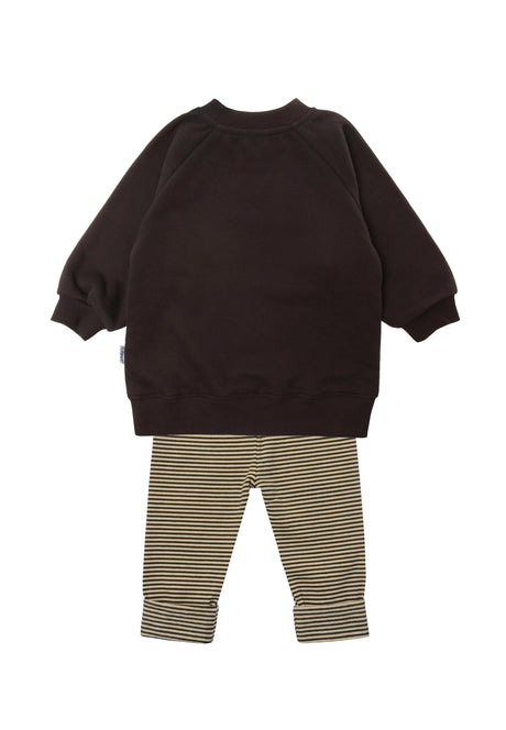 Liliput Baby Outfit Sweatshirt & Leggings – Bagger Braun/Oliv 62/68