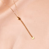 Victoire Collection Halskette mit Sonnen-Anhänger – Edelstahl