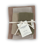 Aspegren Geschenkset Küchentextilien – Olive, Oyster Grey & Zinc