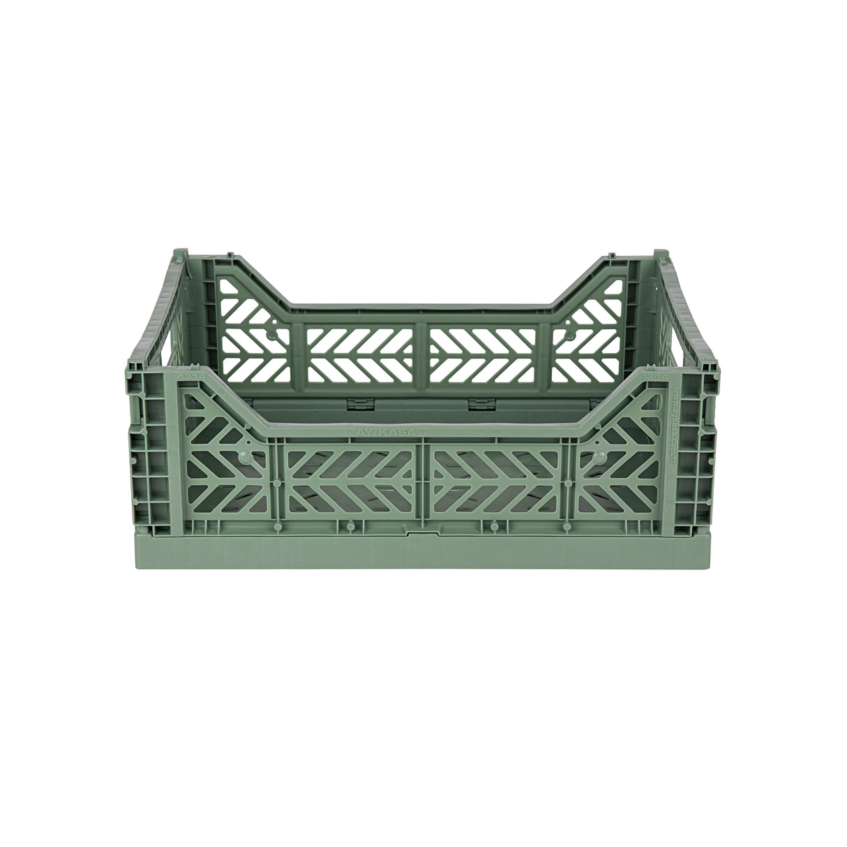 Foldable storage box Light Grey Midi