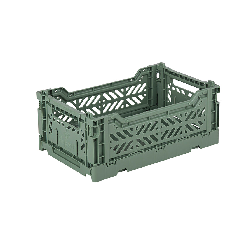 Faltbare Aufbewahrungsbox Almond Green Mini