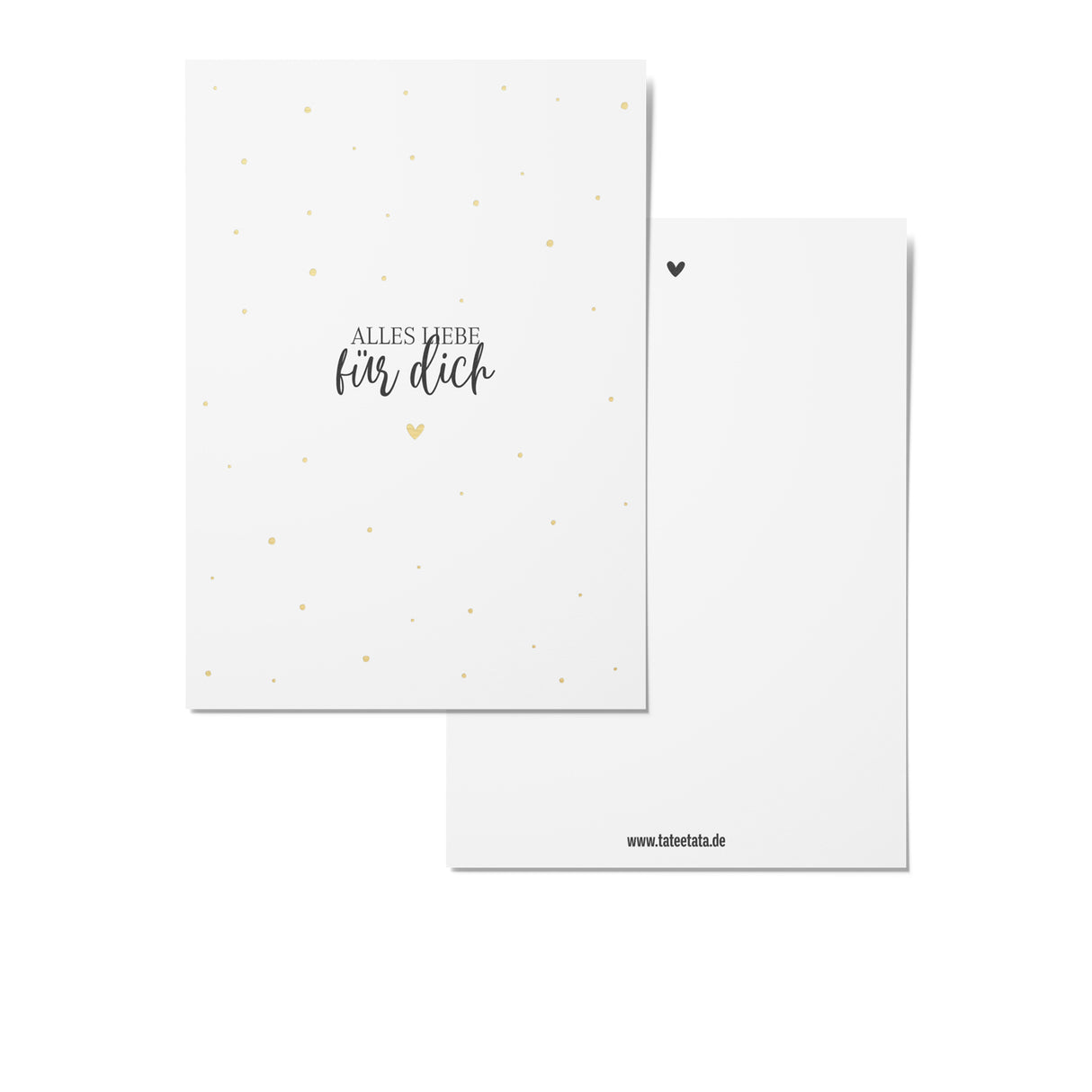 TaTeeTaTa - Postkarte Alles liebe für dich