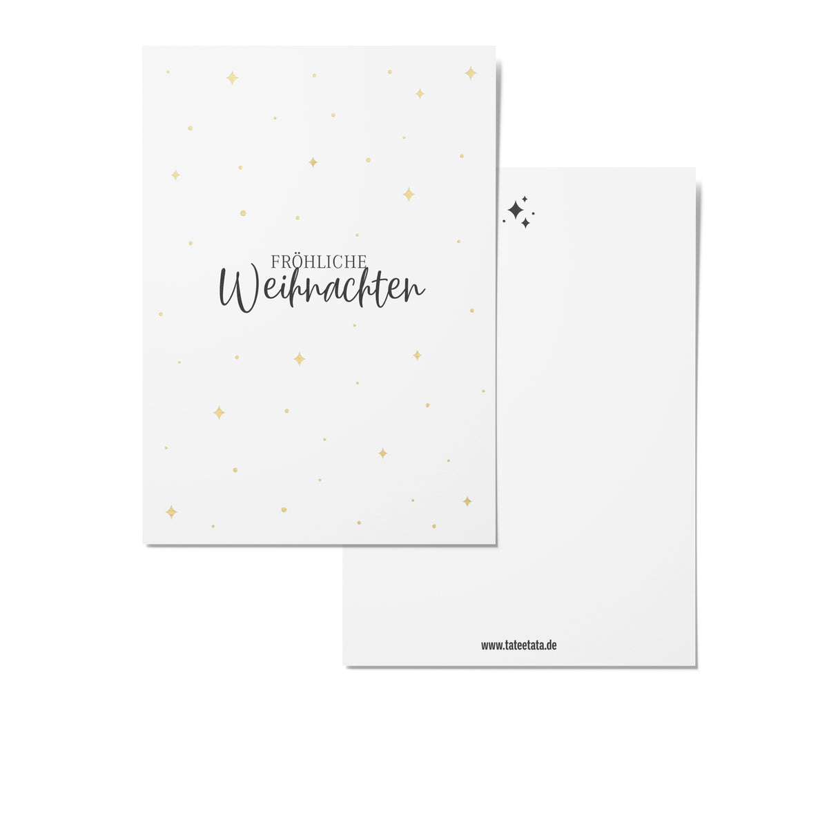 TaTeeTaTa - Postkarte Fröhliche Weihnachten