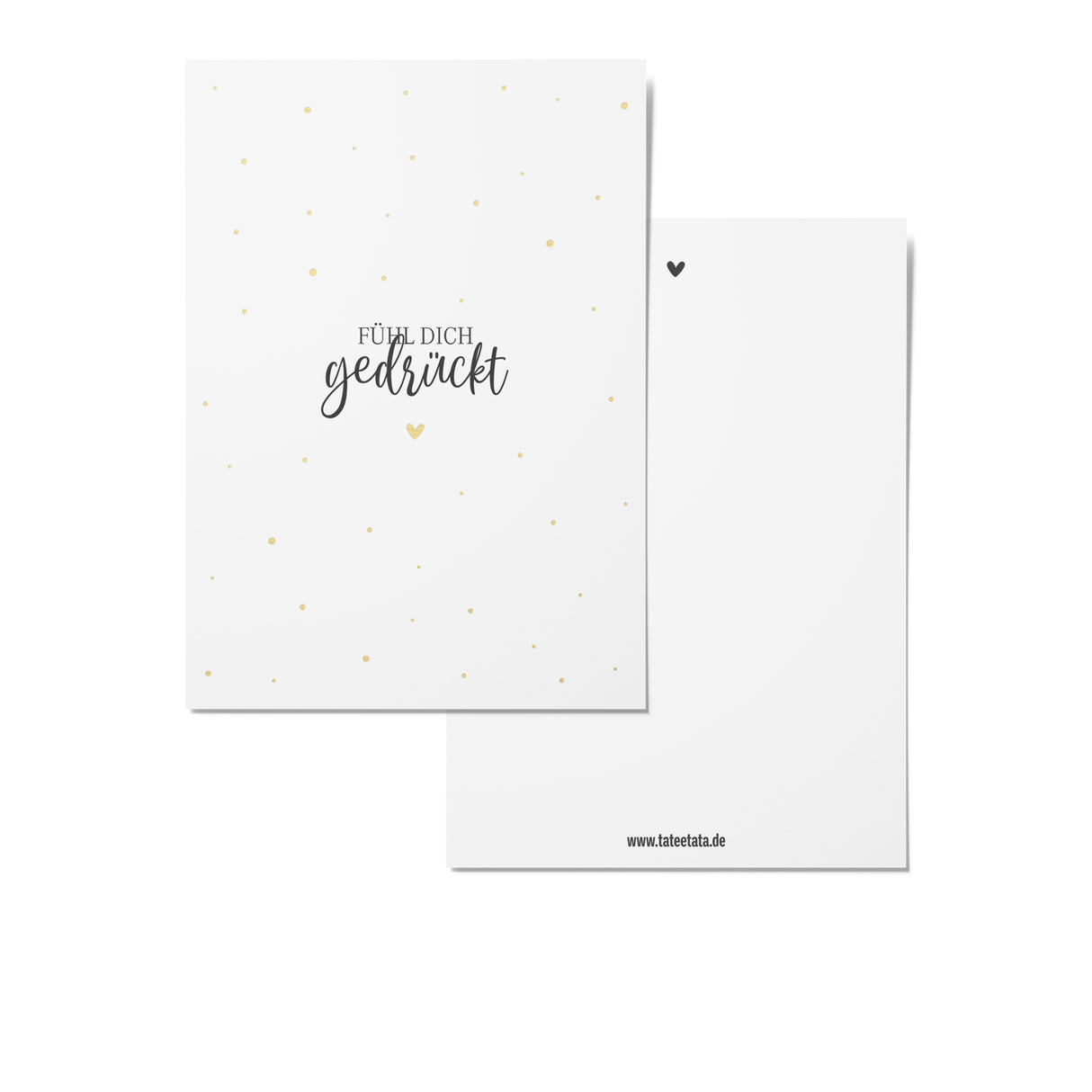 TaTeeTaTa - Postkarte Fühl dich gedrückt
