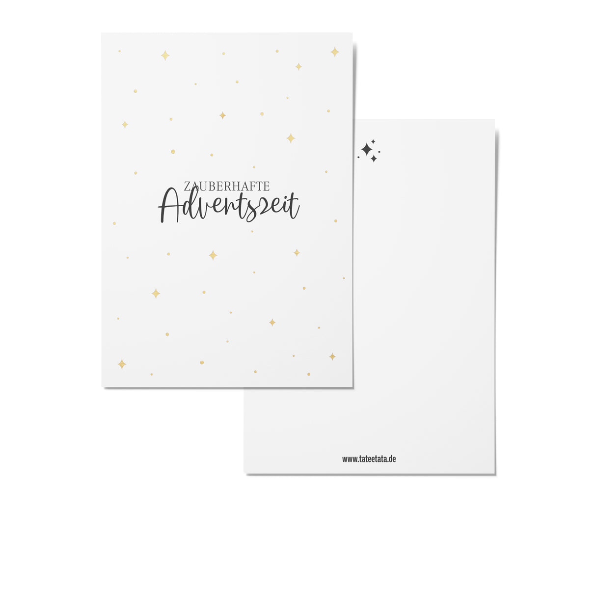 TaTeeTaTa - Postkarte Zauberhafte Adventszeit