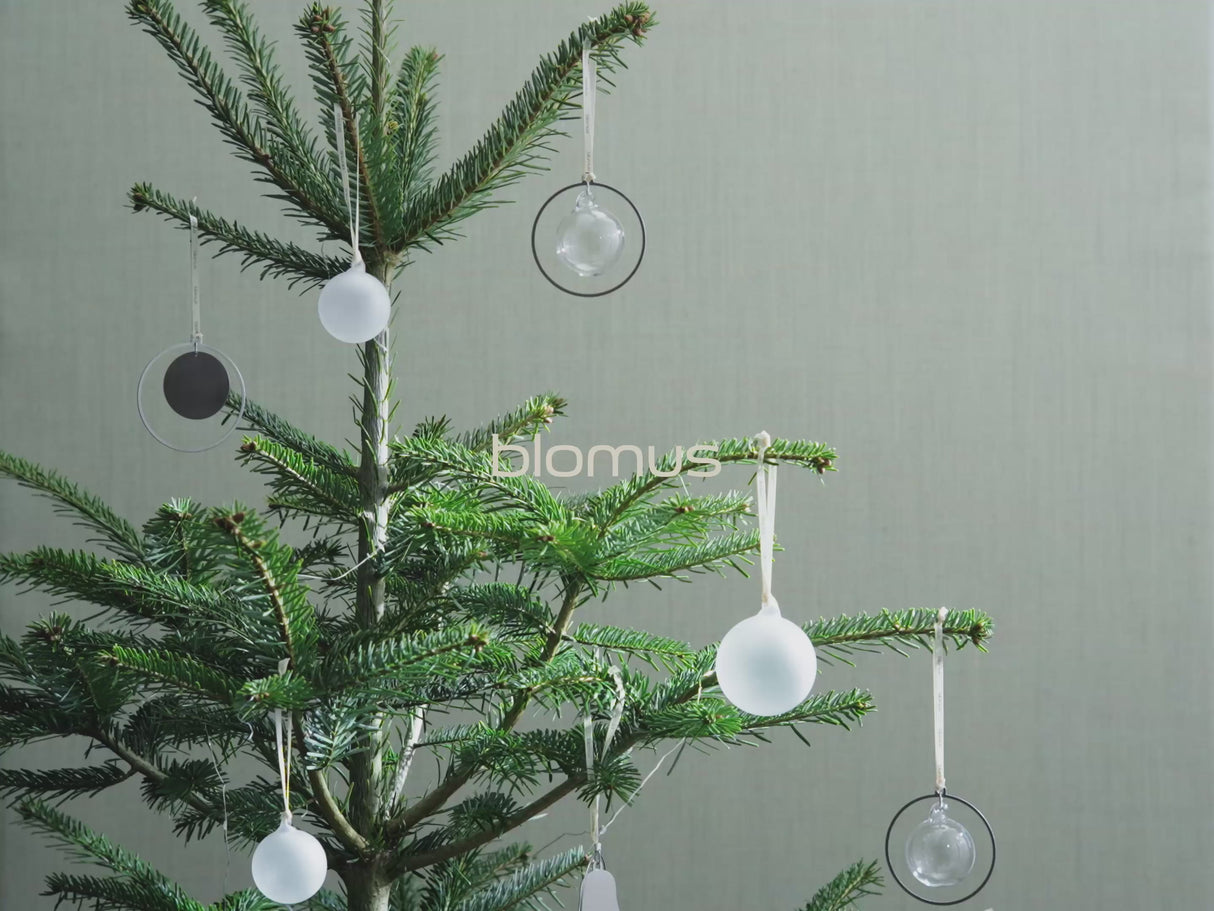Blomus KITAI Weihnachtsbaumspitze Stern – Silber – Größe L