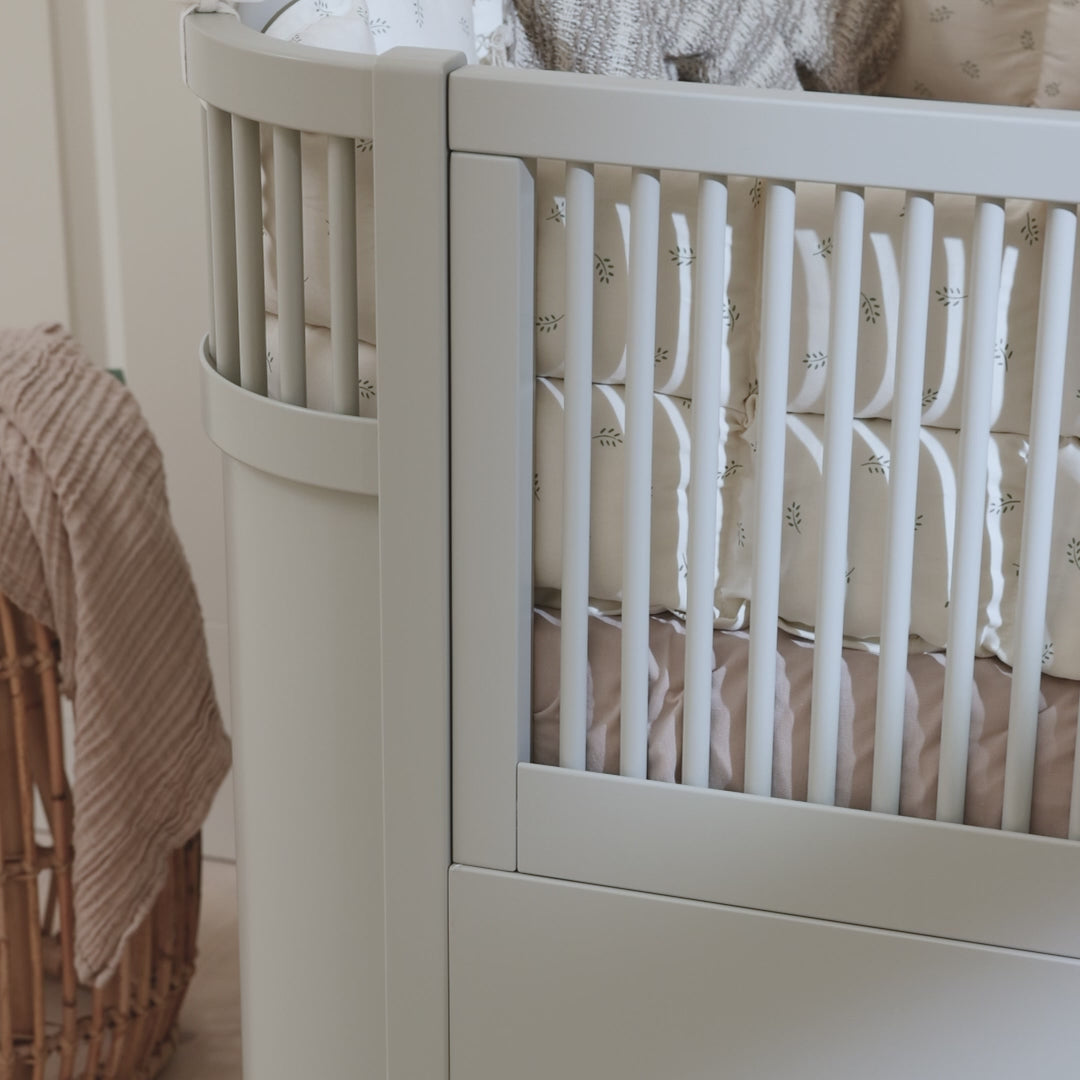 Sebra Bett - Baby- & Junior, grau