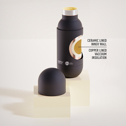 ASOBU Orb Bottle – 415ml Isolierflasche mit Keramikbeschichtung