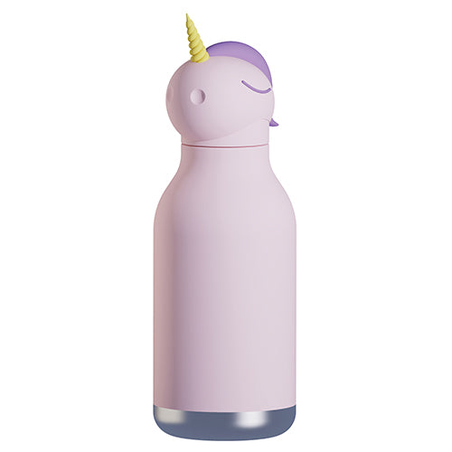 ASOBU Bestie Bottle – Isolierte Edelstahlflasche mit Charakter-Deckel