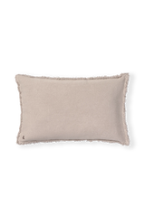Lorena Canals Kissen aus recyceltem Baumwoll-Canvas – New Grey, 60 × 40 cm