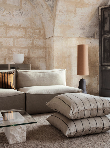 Ferm Living Catena Sofa Armrest Left L400 Rich Linen