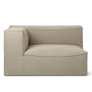 Ferm Living Catena Sofa Armrest Left L400 Rich Linen
