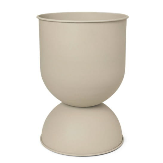 Ferm Living Hourglass Pot cashmere medium