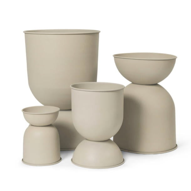 Ferm Living Hourglass Pot cashmere medium