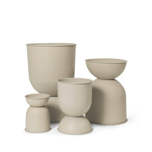 Ferm Living Hourglass Pot Cashmere Large