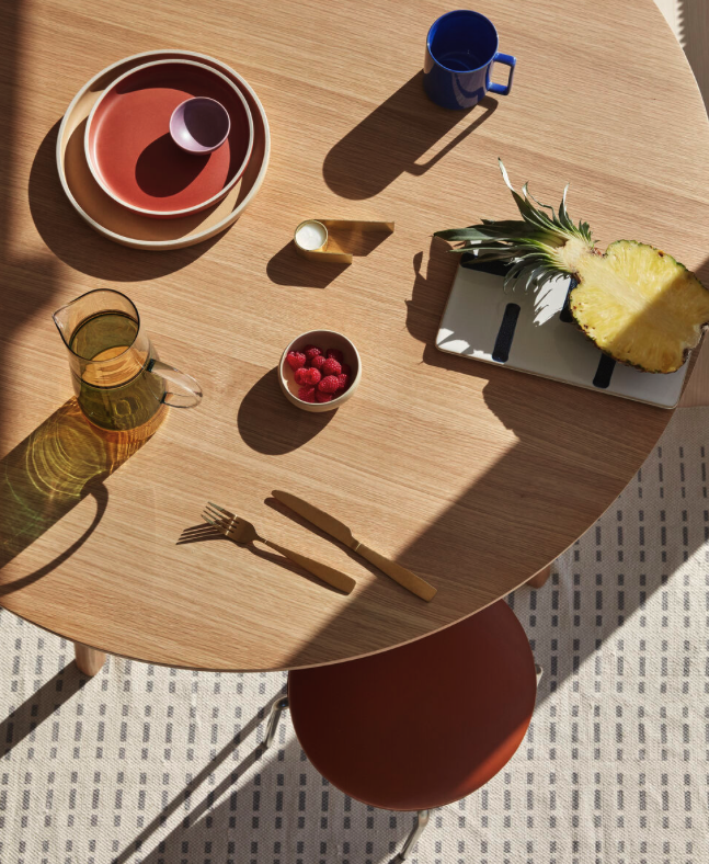 Hübsch Interior Esstisch Ground Eichentisch