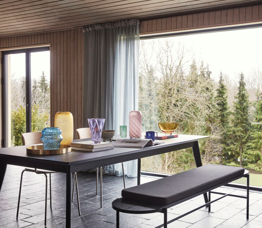 Hübsch Interior Esstisch Stay Schwarz