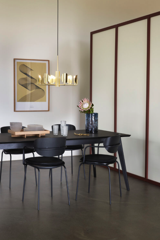 Hübsch Interior Esstisch Stay Schwarz