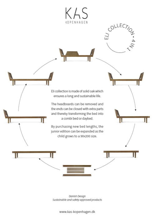 Kas Kopenhagen Eli Bett Smoked Oak