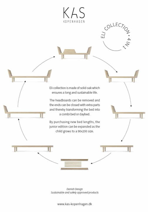 Kas Kopenhagen Eli Combi Bett Oak