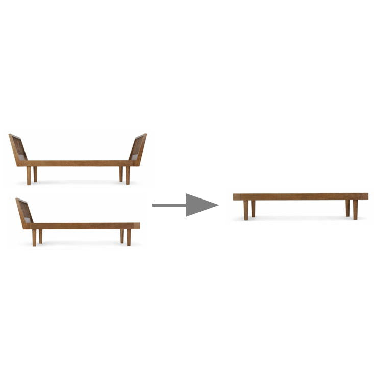 Kas Kopenhagen Eli Umbauset zum Tagesbett Smoked Oak