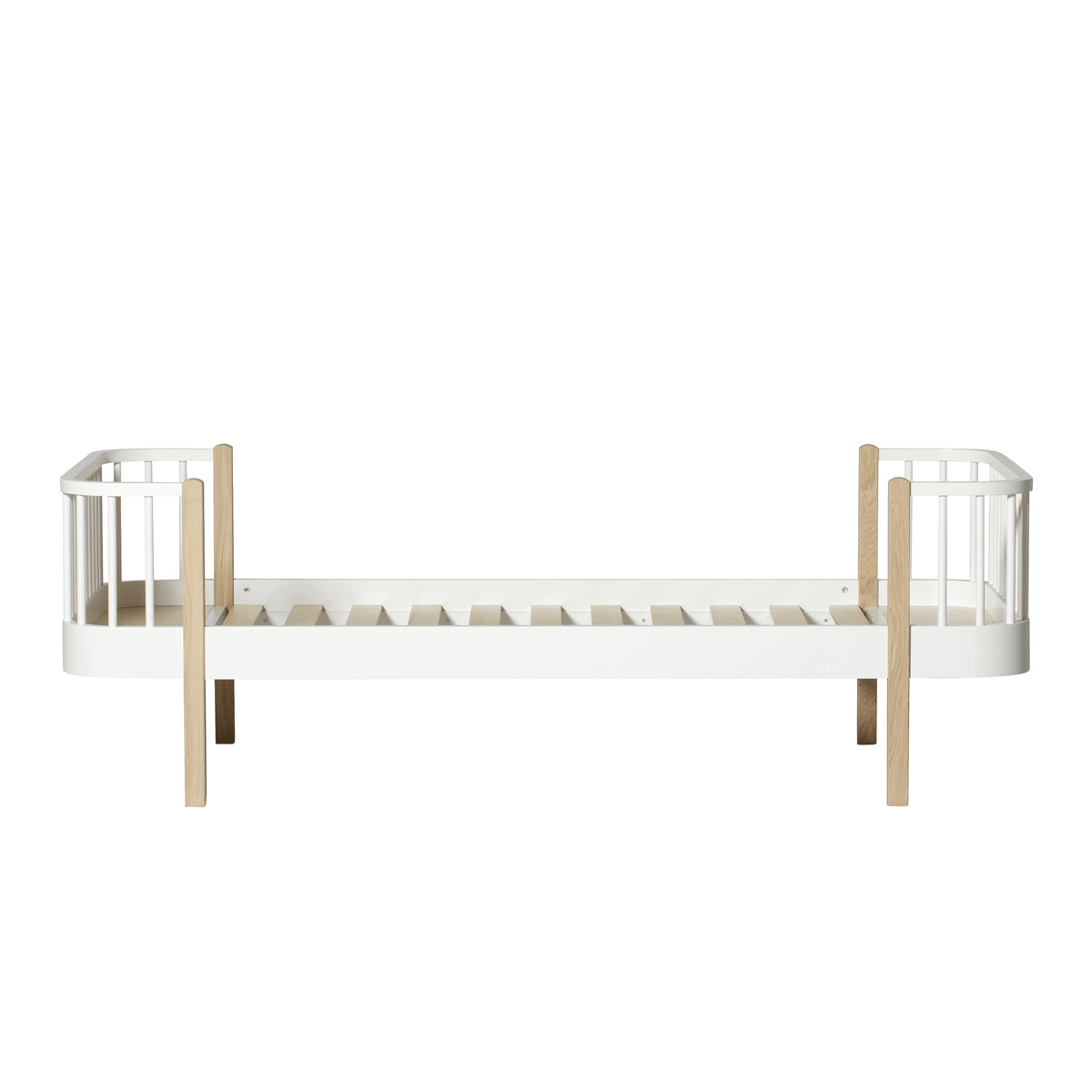 Oliver Furniture Bett Wood Collection Eiche Weiss