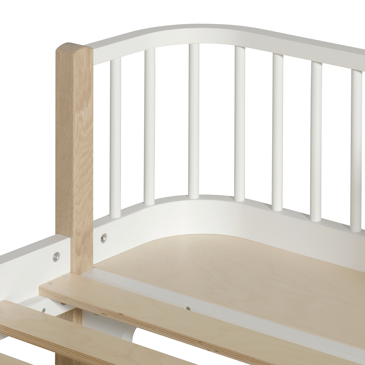 Oliver Furniture Bett Wood Collection Eiche Weiss