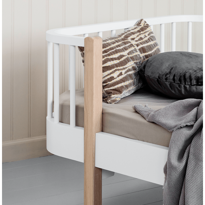 Oliver Furniture Bett Wood Collection Eiche Weiss