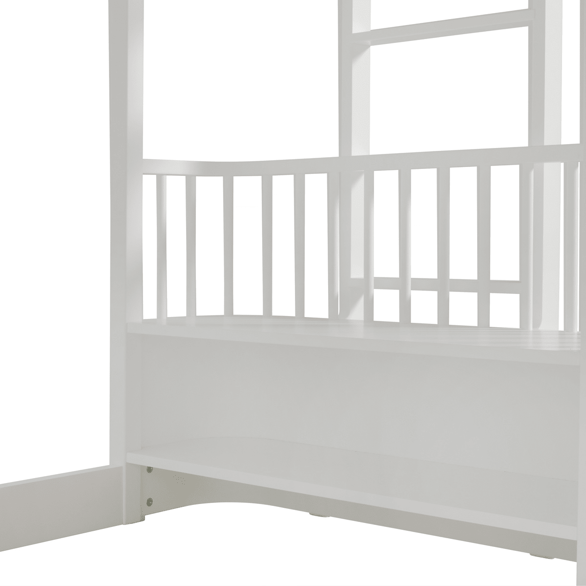 Oliver Furniture Hochbett Wood Collection weiss