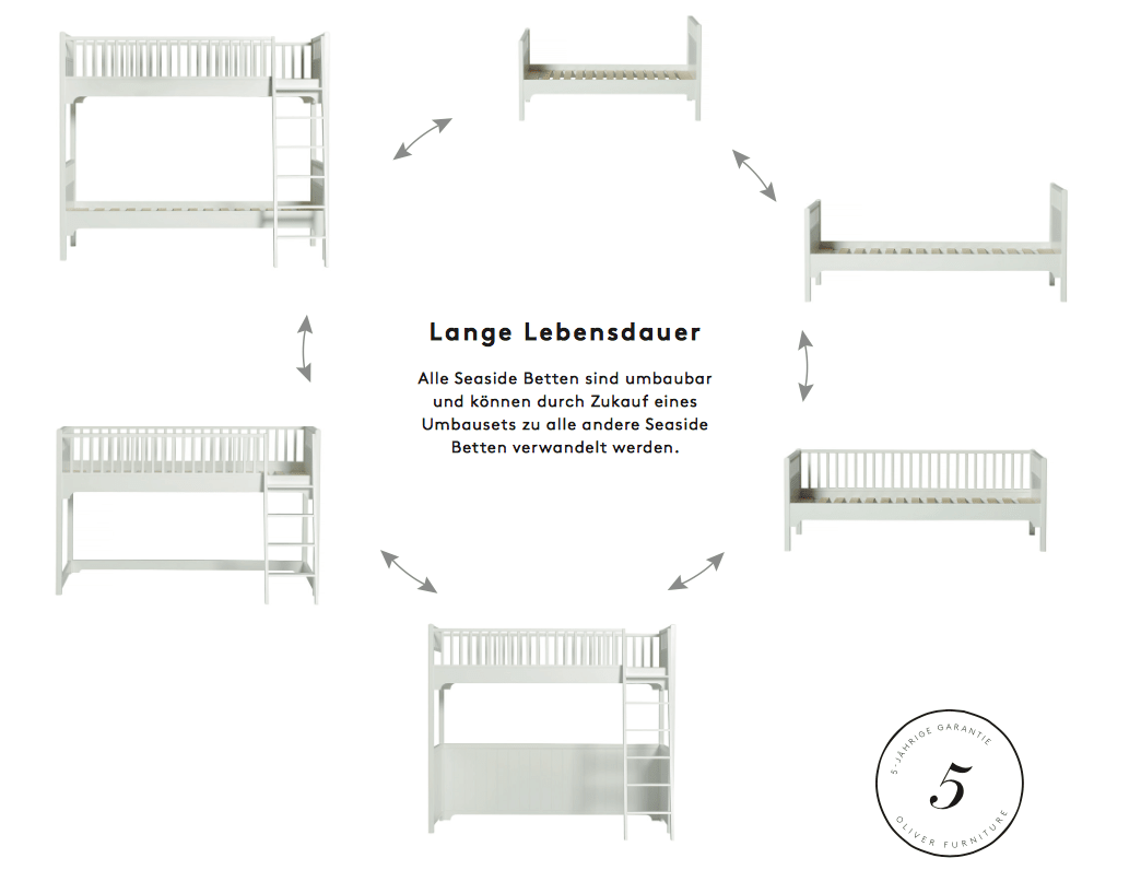 Oliver Furniture Umbau Seaside Collection Bett