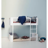 Oliver Furniture Mini+ Wood Halbhohes Hochbett lowloft Bed