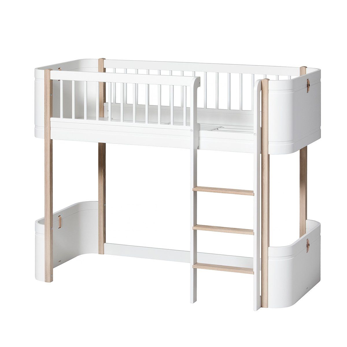 Oliver Furniture Mini+ Wood Halbhohes Hochbett lowloft Bed
