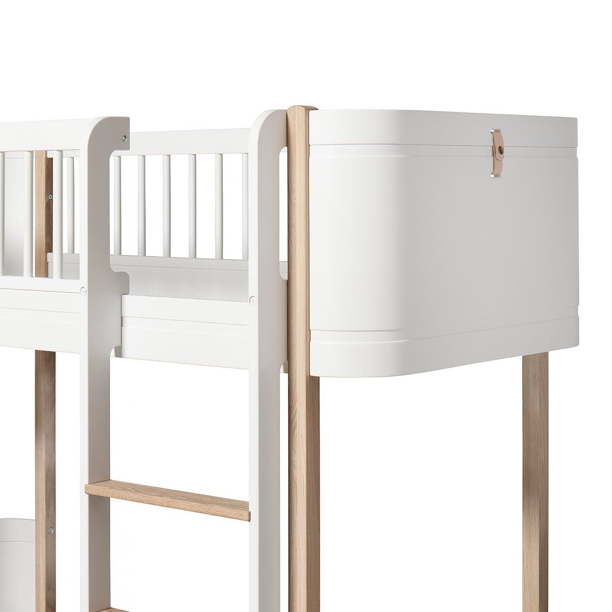 Oliver Furniture Mini+ Wood Halbhohes Hochbett lowloft Bed