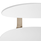 Oliver Furniture Pingpong, Stuhl, weiss/Eiche, Wood Collection