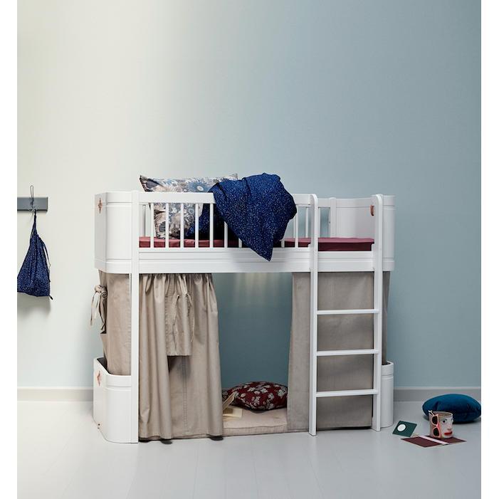 Oliver Furniture Mini+ Wood Halbhohes Hochbett lowloft Bed