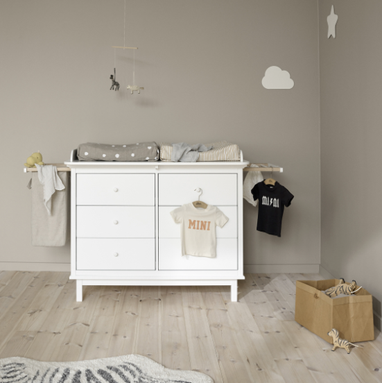 Oliver Furniture Seaside Collection Wickelkommode mit 6 Schubladen  021325