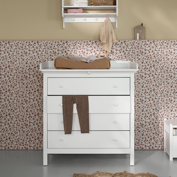 Oliver Furniture Seaside Wickelkommode mit vier Schubladen