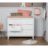 Oliver Furniture Wickelkommode Wood Collection weiss