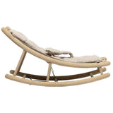 Wood Baby und Kleinkindwippe Eiche Natur Kinderzimmer Kindermöbel Babyausstattung