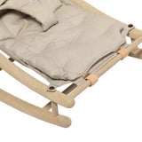 Wood Baby und Kleinkindwippe Eiche Natur Kinderzimmer Kindermöbel Babyausstattung
