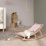 Oliver Furniture Wood Baby und Kleinkindwippe Eiche Rosa Kinderzimmer Kinderzimmermöbel Babyroom