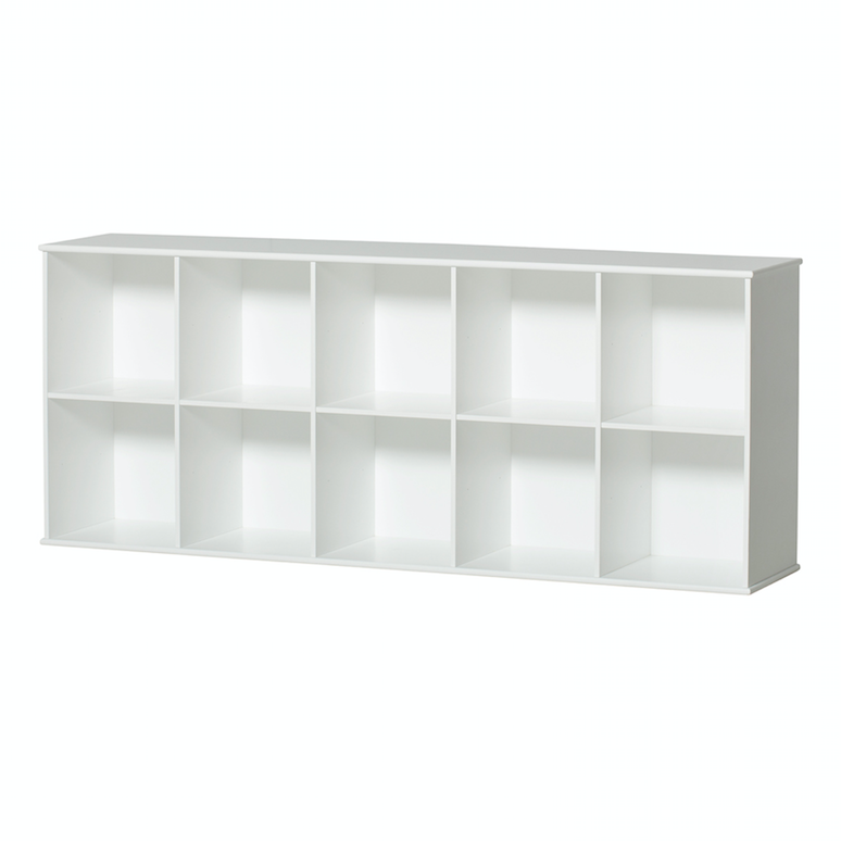 Oliver Furniture Wood Collection Standregal Regal 2x5 Kinderzimmer Einrichtung im nordischen Stil