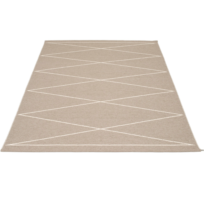 Pappelina Max Mud Vanilla 180x230 Outdoorteppich Schwedenteppich Aussenteppich