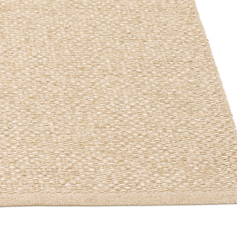 Pappelina Svea Metallic Beige 230x320 Outdoorteppich Schwedenteppich Teppich
