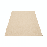 Pappelina Svea Beige Metallic Outdoorteppich Teppich für den Balkon und Garten Schwedenteppich