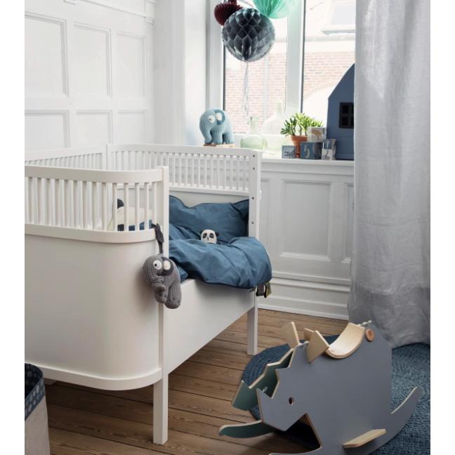 Sebra Babybett weiss Juniorbett weiss