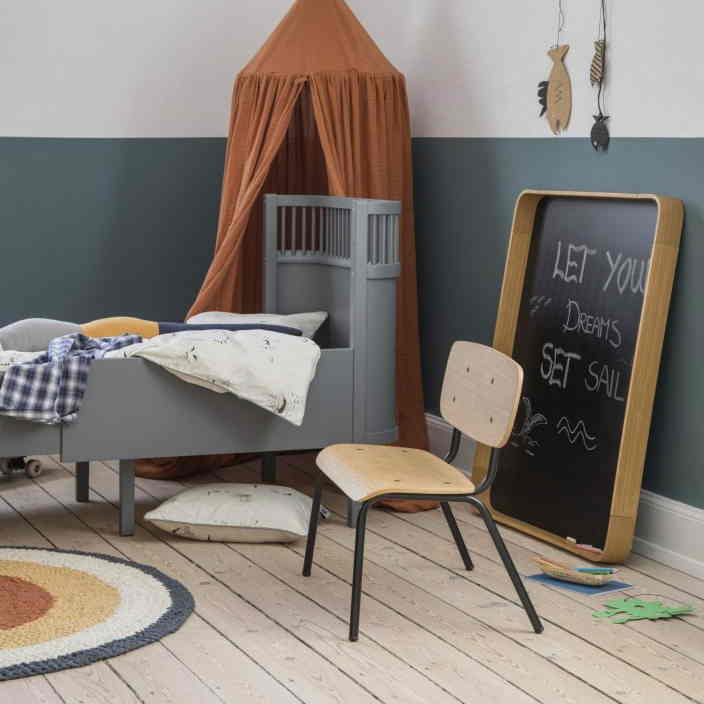 Sebra Baldachin Sweet Tea Brown Himmelbett fürs Babybett Kinderzimmer Wohnreich