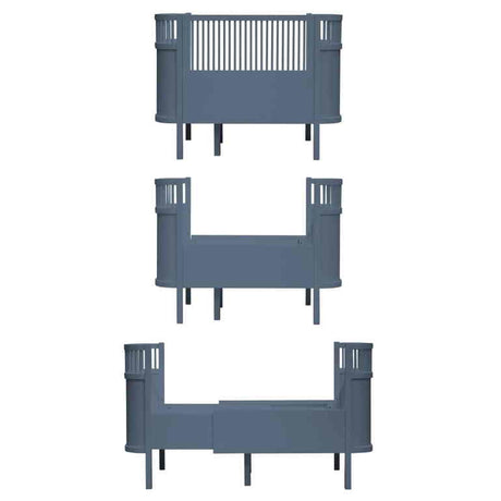 Sebra Babybett Juniorbett Forest Lake blue Das Bett, das mit dem Kind mitwächst